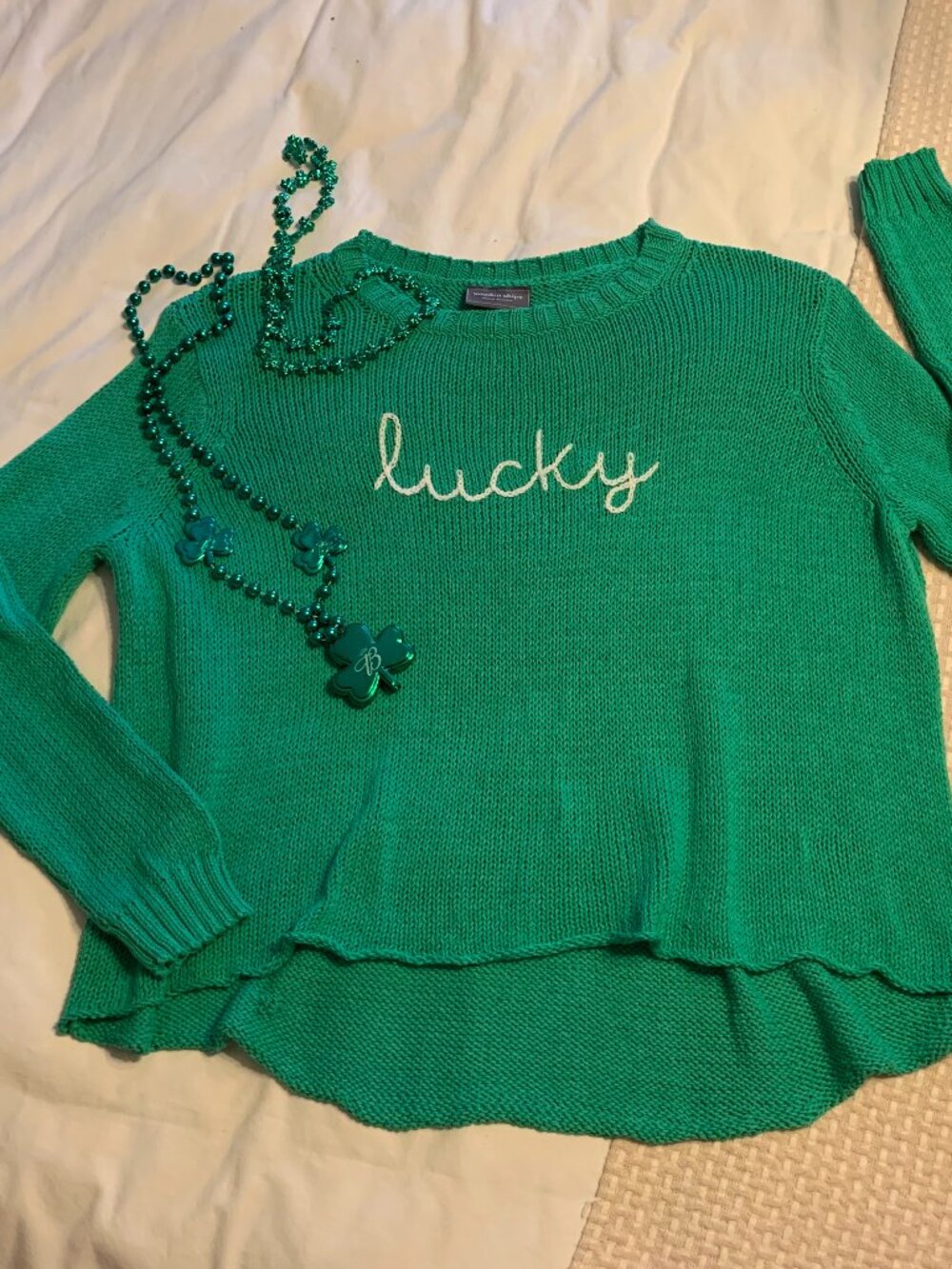 Wooden Ship Lucky sweater